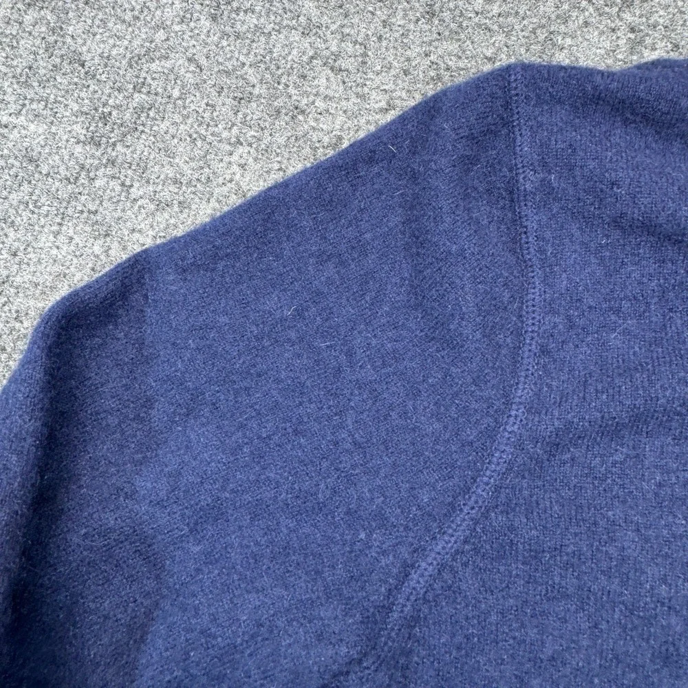 Polo Ralph Lauren Hoodie Mens Large Blue RLX Cashmere Olympic Club Pullover Golf